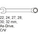 Maul-Ringschl÷ssel 6-Tlg. 22-32mm In Schubladeneinlage | YT-5532 Maul-Ringschl÷ssel 6-Tlg. 22-32mm In Schubladeneinlage | YT-5532