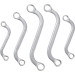 BGS Doppel-Ringschlüssel-Satz | S-Form | SW 10 x 11 - 18 x 19 mm | 5-tlg | 1216