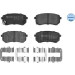 Bremsbelagsatz Kia T. Picanto 04-/I10 08- Mit Sensor | 025 242 7614/W