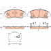 Bremsklötze VA | HYUNDAI i10 13 | GDB3618 Bremsklötze VA | HYUNDAI i10 13 | GDB3618