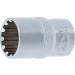 BGS Steckschlüssel-Einsatz Gear Lock | Antrieb Innenvierkant 12,5 mm (1/2"""") | SW 17 mm | 10217 BGS Steckschlüssel-Einsatz Gear Lock | Antrieb Innenvierkant 12,5 mm (1/2"""") | SW 17 mm | 10217