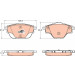 Bremsklötze HA | CITROEN C4 Picasso 13 | GDB2034 Bremsklötze HA | CITROEN C4 Picasso 13 | GDB2034