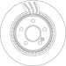 Bremsscheibe Db T. W204/C204/S204/C207/A207 1,8-5,5 07 | DF4864S Bremsscheibe Db T. W204/C204/S204/C207/A207 1,8-5,5 07 | DF4864S