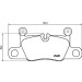 BREMBO Bremsklötze HA | PORSCHE 911 11 | P 65 031 BREMBO Bremsklötze HA | PORSCHE 911 11 | P 65 031