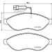 BREMBO Bremsklötze VA | CITROEN Jumper,FIAT,PEUG Boxer 06 | P 23 143 BREMBO Bremsklötze VA | CITROEN Jumper,FIAT,PEUG Boxer 06 | P 23 143