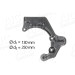 BREMSANKERBLECH V R D:256 | SEAT AROSA 97-04/VW LUPO 98-05/POLO 94-01 | 56158