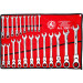 BGS Ratschenring-Maulschlüssel-Satz | flexible Köpfe | SW 6 - 32 mm | 22-tlg | 30011 BGS Ratschenring-Maulschlüssel-Satz | flexible Köpfe | SW 6 - 32 mm | 22-tlg | 30011