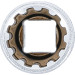 BGS Steckschlüssel-Einsatz Gear Lock, tief | Antrieb Innenvierkant 10 mm (3/8"""") | SW 15 mm | 10355 BGS Steckschlüssel-Einsatz Gear Lock, tief | Antrieb Innenvierkant 10 mm (3/8"""") | SW 15 mm | 10355