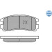 Bremsbelagsatz Mitsubishi T. Galant 92- Mit Sensor | 025 217 0615/W Bremsbelagsatz Mitsubishi T. Galant 92- Mit Sensor | 025 217 0615/W