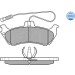 Bremsbelagsatz Db T. W163 Ml 98- Mit Sensor | 025 231 9017/W Bremsbelagsatz Db T. W163 Ml 98- Mit Sensor | 025 231 9017/W