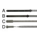 SW-Stahl Ölmeßstäbe 4 teilig für DB | 03004L SW-Stahl Ölmeßstäbe 4 teilig für DB | 03004L