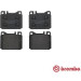 BREMBO Bremsklötze VA | MERCEDES W116/W123 72 | P 50 002 BREMBO Bremsklötze VA | MERCEDES W116/W123 72 | P 50 002