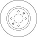 Bremsscheibe Hyundai P. I10 1.0-1.2 13 | DF6116 Bremsscheibe Hyundai P. I10 1.0-1.2 13 | DF6116