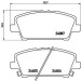 BREMBO Bremsklötze VA | HONDA Civic 05 | P 28 037 BREMBO Bremsklötze VA | HONDA Civic 05 | P 28 037