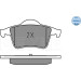 Bremsbelagsatz Volvo T. S60/S80 | 252307616 Bremsbelagsatz Volvo T. S60/S80 | 252307616