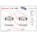 BREMBO Bremsklötze XTRA VA CITROEN,OPEL,PEUGEOT,PEUGEOT XTRA LINE P 61 120X