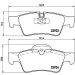 BREMBO Bremsklötze HA | MERCEDES M, R-Klasse 05-12 | P 50 064 BREMBO Bremsklötze HA | MERCEDES M, R-Klasse 05-12 | P 50 064