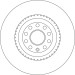 Bremsscheibe Vw Passat 03 TRW SINGLE DF4350S Bremsscheibe Vw Passat 03 TRW SINGLE DF4350S