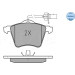 Bremsbelagsatz Vw P. T4 05/97- Mit Sensor | 025 210 3419/W