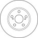 Bremsscheibe Toyota P. Prius 03-09 | DF4906 Bremsscheibe Toyota P. Prius 03-09 | DF4906