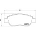 BREMBO Bremsbelagsatz, Scheibenbremse | P 68 049 BREMBO Bremsbelagsatz, Scheibenbremse | P 68 049