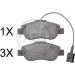 A.B.S. Bremsbeläge 37824