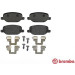 BREMBO Bremsklötze HA | ALFA 159, Brera, Spider 05-12 | P 23 109 BREMBO Bremsklötze HA | ALFA 159, Brera, Spider 05-12 | P 23 109