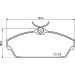 BREMBO Bremsklötze VA | TATA Xenon 06 | P 82 003 BREMBO Bremsklötze VA | TATA Xenon 06 | P 82 003