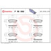 BREMBO Bremsklötze HA | NISSAN Patrol 10 | P 56 082