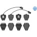 Bremsbelagsatz Vw S. A6 97- Mit Sensor | 025 214 5218/W Bremsbelagsatz Vw S. A6 97- Mit Sensor | 025 214 5218/W