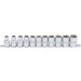 BGS Steckschlüssel-Einsatz-Satz, Sechskant | Antrieb Innenvierkant 12,5 mm (1/2"""") | SW 10 - 21 mm | 11-tlg | 9106 BGS Steckschlüssel-Einsatz-Satz, Sechskant | Antrieb Innenvierkant 12,5 mm (1/2"""") | SW 10 - 21 mm | 11-tlg | 9106