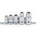 BGS Bit-Adapter-Satz mit Haltekugel | Innenvierkant 6,3 mm (1/4"""") / 10 mm (3/8"""") / 12,5 mm (1/2"""") | 5-tlg | 70103