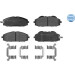 Bremsbelagsatz Nissan P. Patrol 2.8Tdi 98- Mit Sensor | 025 236 1118/W Bremsbelagsatz Nissan P. Patrol 2.8Tdi 98- Mit Sensor | 025 236 1118/W