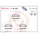 BREMBO Bremsklötze HA | TESLA Model 3, Y 17 | P 09 027 BREMBO Bremsklötze HA | TESLA Model 3, Y 17 | P 09 027