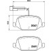 BREMBO Bremsklötze HA | FIAT 500 08 | P 23 146 BREMBO Bremsklötze HA | FIAT 500 08 | P 23 146