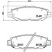 BREMBO Bremsklötze HA | TOYOTA Supra 93 | P 83 038 BREMBO Bremsklötze HA | TOYOTA Supra 93 | P 83 038