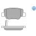 Bremsbelagsatz Toyota T. Verso 09- Mit Sensor | 025 249 2616/W
