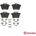 BREMBO Bremsklötze HA | CITROEN C5 PEUGEOT 407, 607 04-11 | P 61 079 BREMBO Bremsklötze HA | CITROEN C5 PEUGEOT 407, 607 04-11 | P 61 079