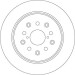 Bremsscheibe Toyota T. Lexus Is DF4509