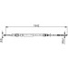 Handbremsseil | BMW X5 00 | 1987477820 Handbremsseil | BMW X5 00 | 1987477820