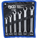 BGS Offener Doppel-Ringschlüssel-Satz | SW 8 x 9 - 18 x 19 mm | 6-tlg | 1745 BGS Offener Doppel-Ringschlüssel-Satz | SW 8 x 9 - 18 x 19 mm | 6-tlg | 1745
