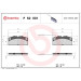 BREMBO Bremsklötze VA | AIXAM A.721, A.741, Crossline 05 | P 62 001 BREMBO Bremsklötze VA | AIXAM A.721, A.741, Crossline 05 | P 62 001