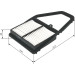 Luftfilter | HONDA Civic | 1987429176