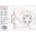 13 482 014 Bremsscheibe HA li PORSCHE Panamera 09 PRIME LINE - UV Coated 09.C878.21