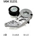 Spannrolle Nebentrieb | AUDI,SEAT,VW | VKM 31231