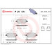 BREMBO Bremsklötze VA | FIAT Tipo 15 | P 23 178 BREMBO Bremsklötze VA | FIAT Tipo 15 | P 23 178