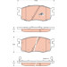 Bremsklötze VA | KIA Rio,HYUNDAI Accent 05 | GDB3420 Bremsklötze VA | KIA Rio,HYUNDAI Accent 05 | GDB3420