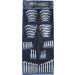 BGS Maul-/Ringschlüsselsortiment | Zollgrößen / metrisch | 50-tlg | 32500