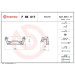 BREMBO Bremssattelhaltersatz | F BK 017 BREMBO Bremssattelhaltersatz | F BK 017