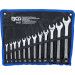 BGS Maul-Ringschlüssel-Satz | SW 6 - 22 mm | 12-tlg | 1197 BGS Maul-Ringschlüssel-Satz | SW 6 - 22 mm | 12-tlg | 1197